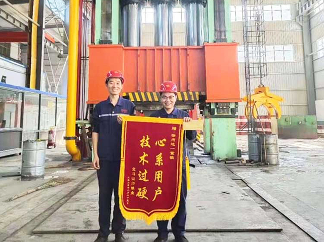 5000 tons fast forging hydraulic press successfully delivered